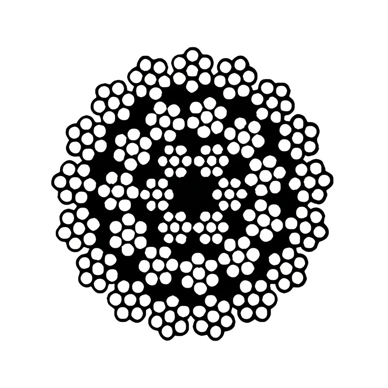 ASTM A1023 34x7 rotationsbeständig stållina i kategori 2